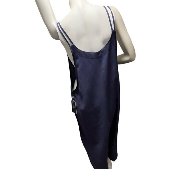 linen bib overalls in blue by Clara sun woo - Picture 9 of 14